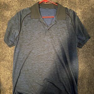 Lululemon Metal Vent Tech Polo- Navy/Black